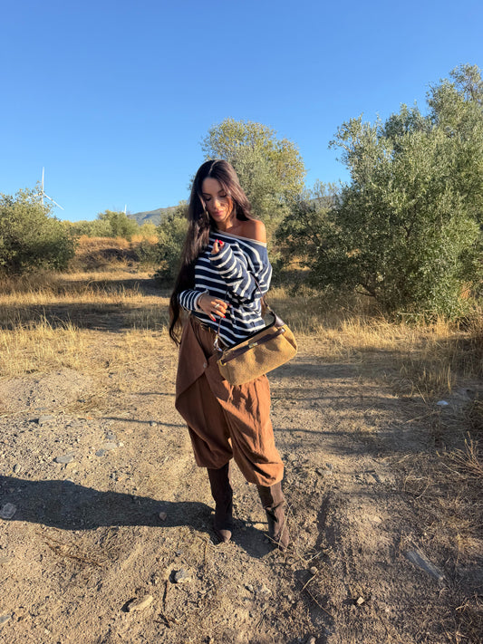 Jersey de rayas oversize