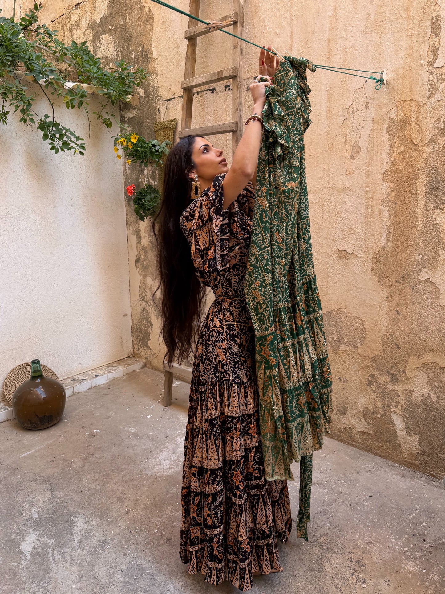Vestido flamenco bambula esencia leal