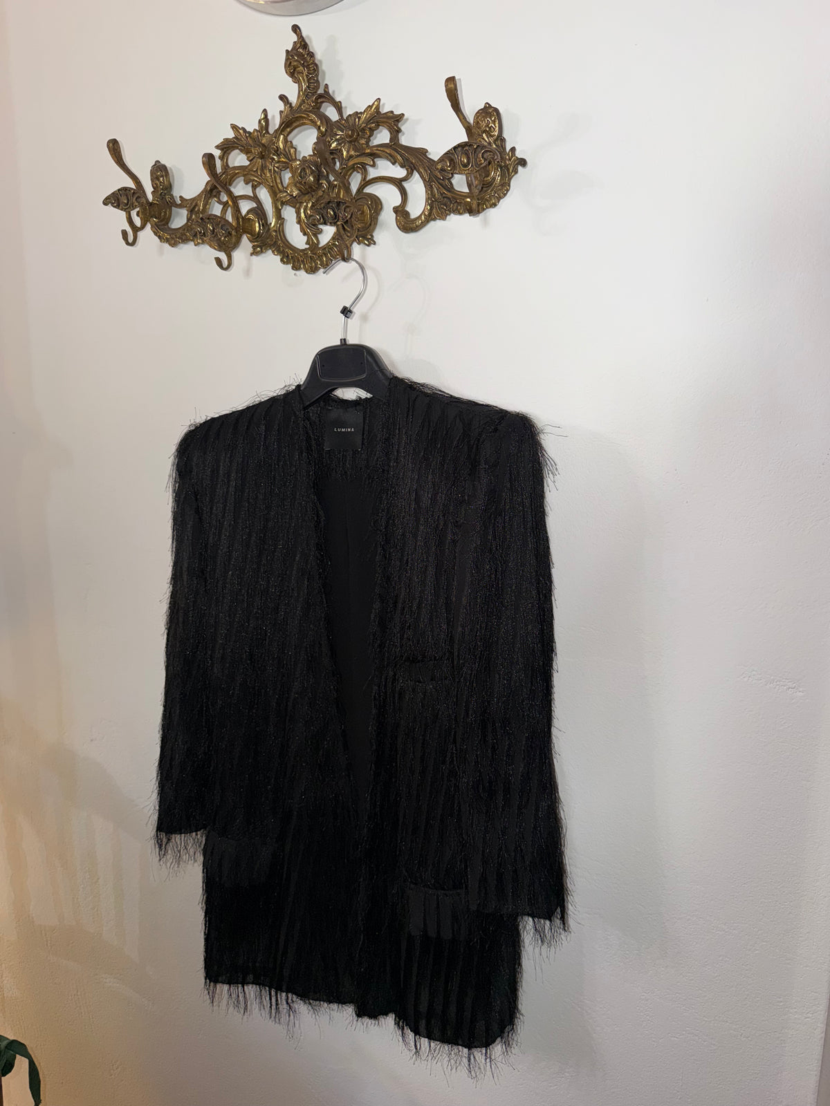 Chaqueta de fleco Lumina