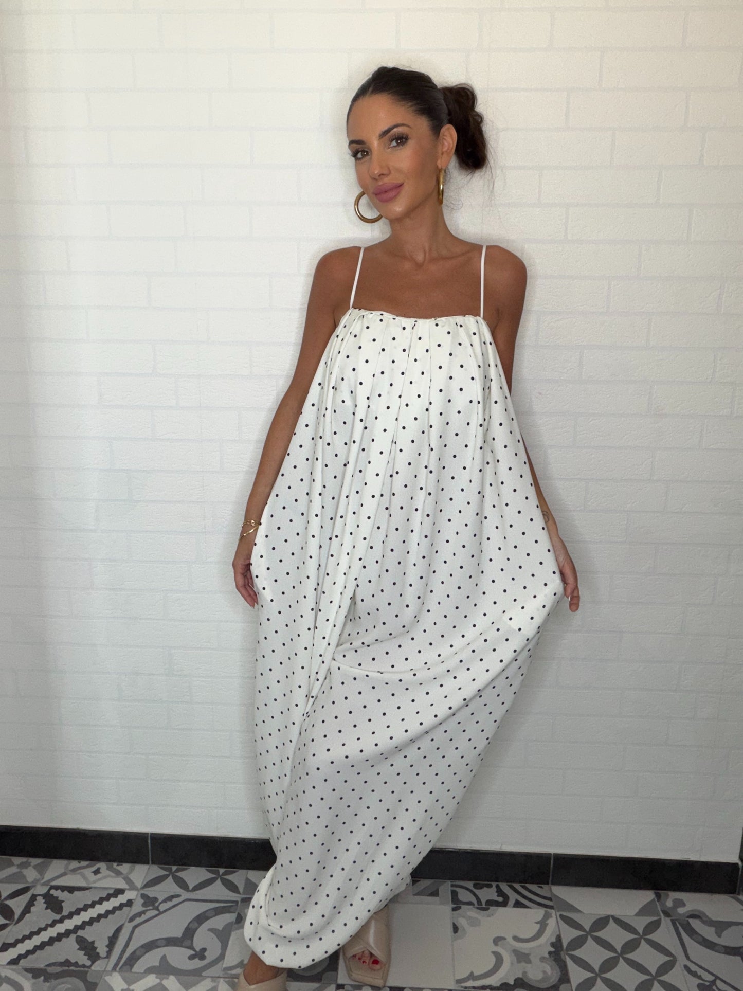 Mono de lunares oversize