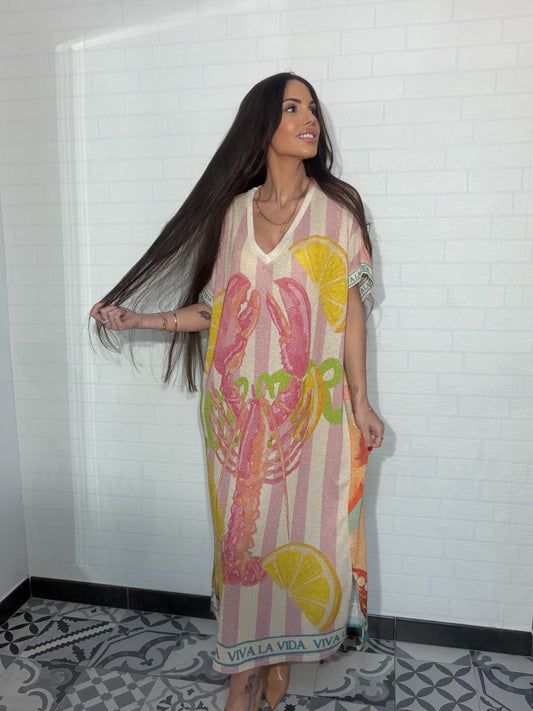 Vestido largo margarita