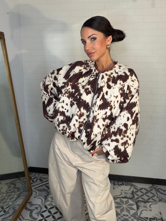 Bomber vaca oversize