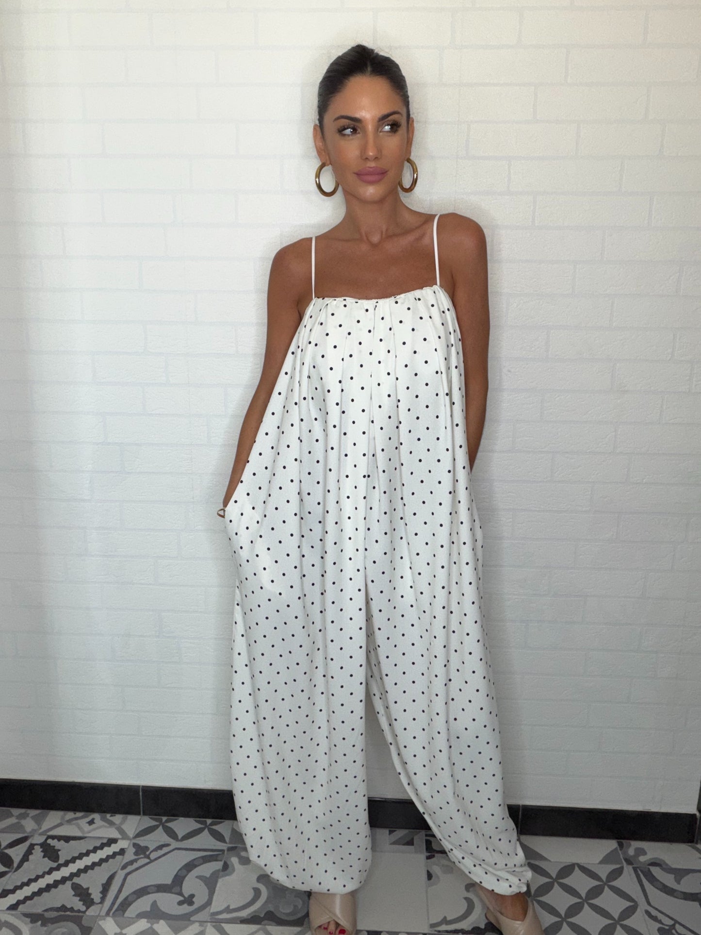 Mono de lunares oversize