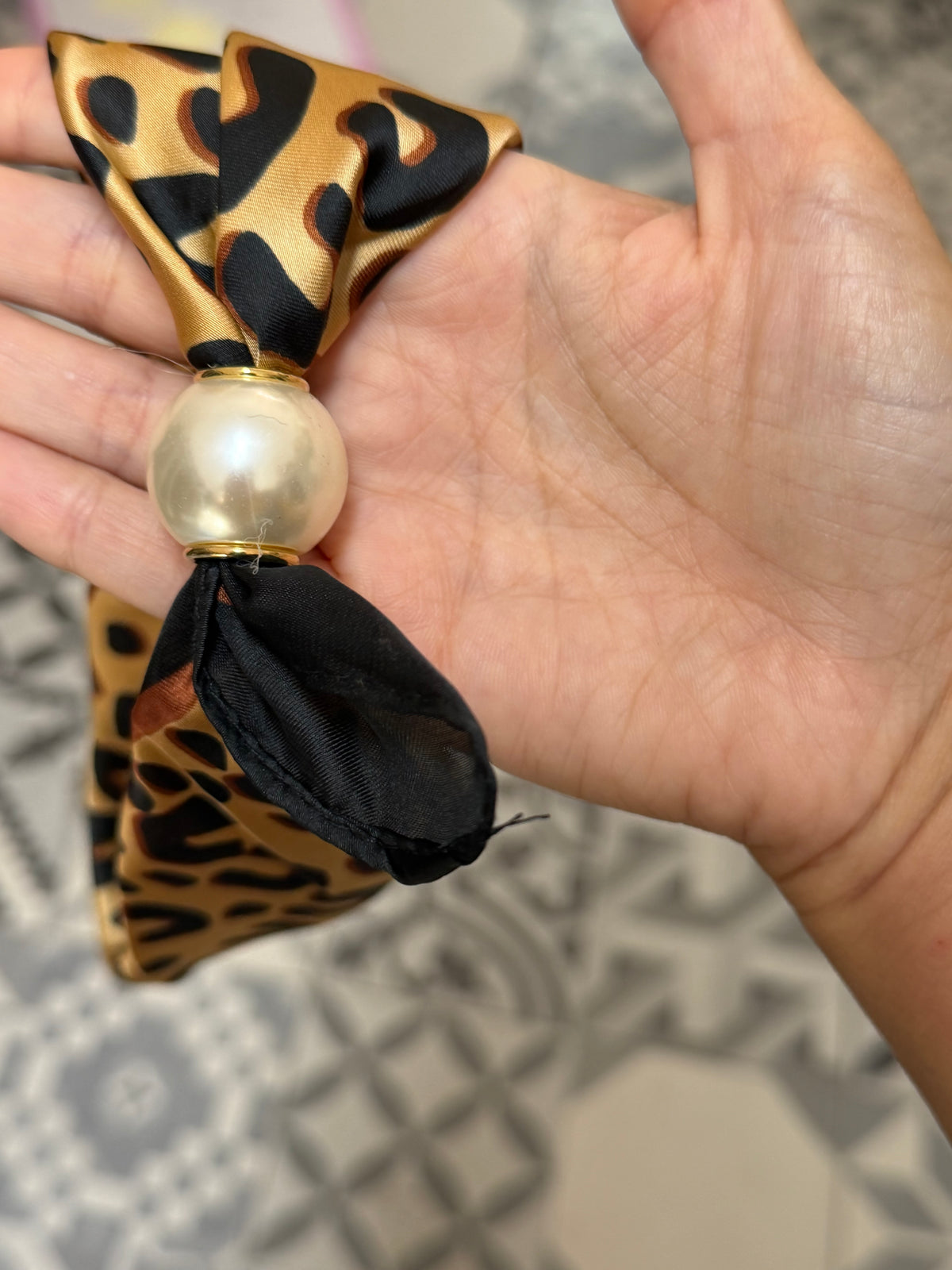 Pañuelo imán de leopardo