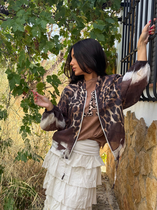 Bomber animal print