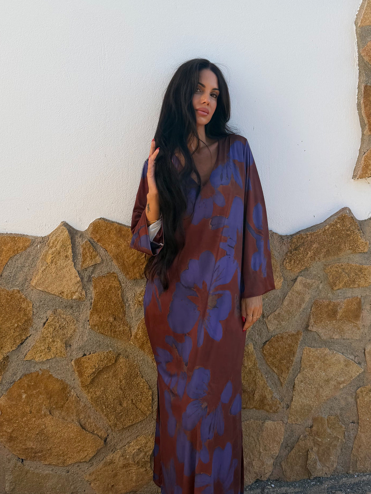 Vestido lycra fría oversize