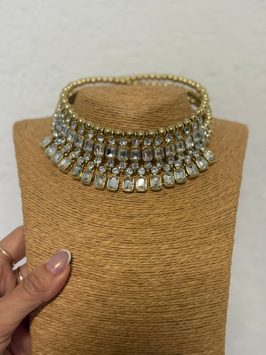Choker rígido joya